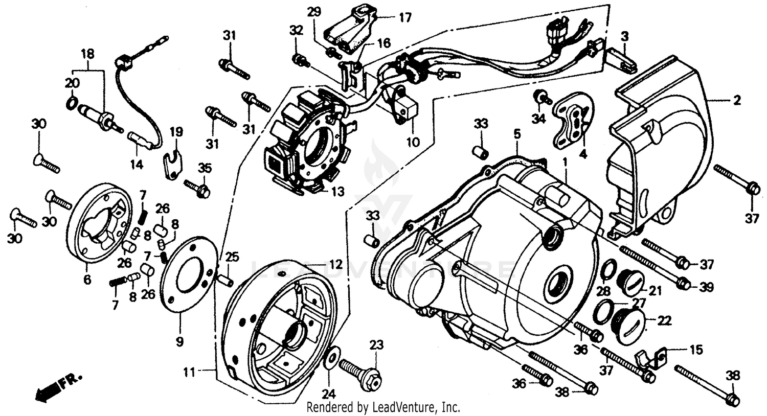 LEFT CRANKCASE COVER