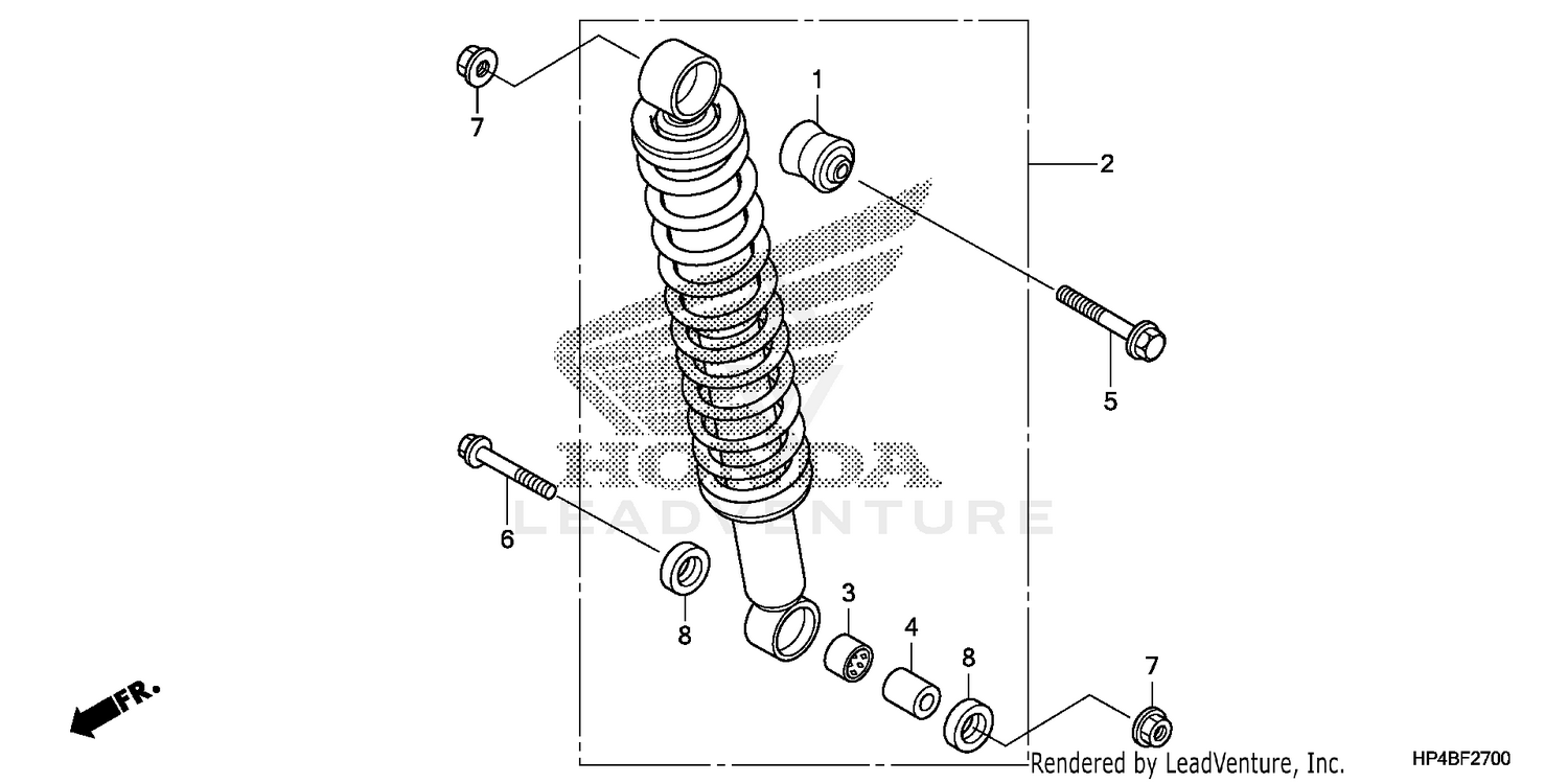 REAR SHOCK ABSORBER