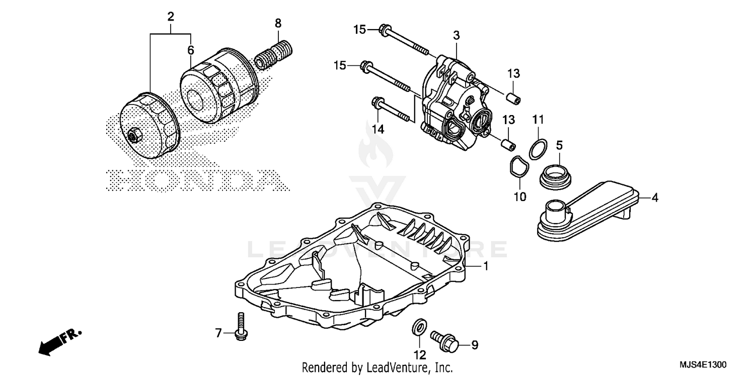 OIL PAN@OIL PUMP