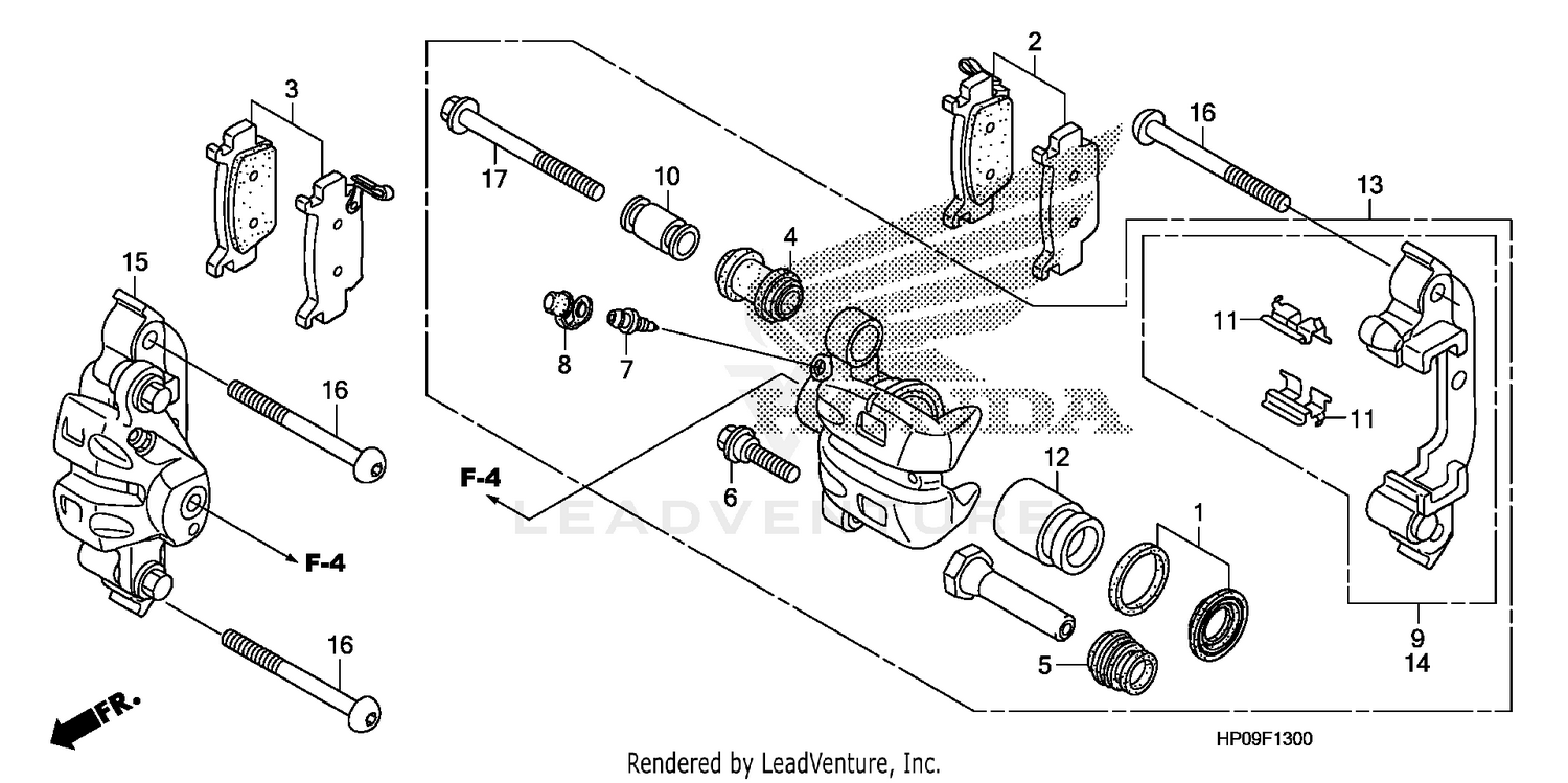 FRONT BRAKE CALIPER