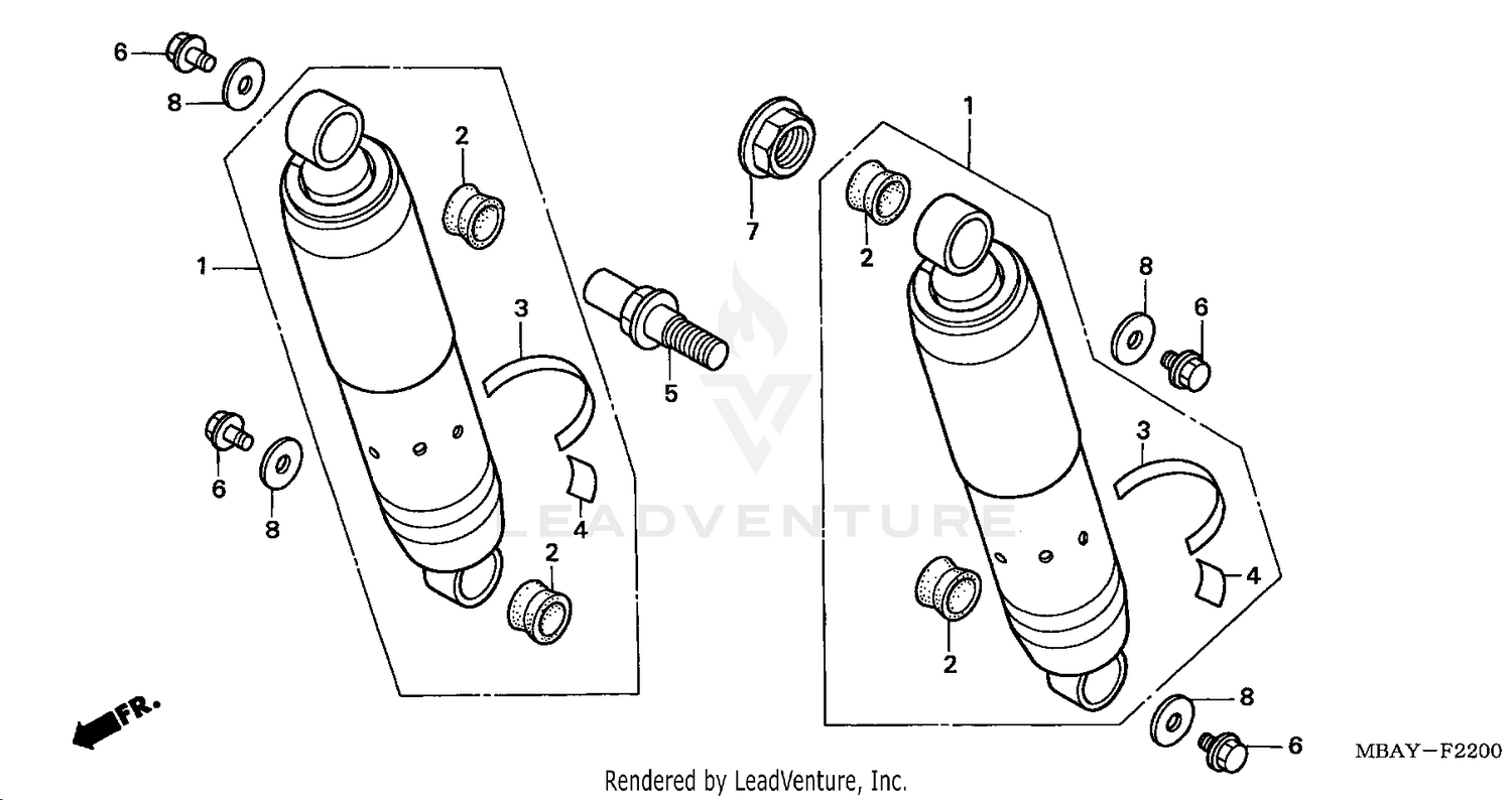 REAR SHOCK ABSORBER