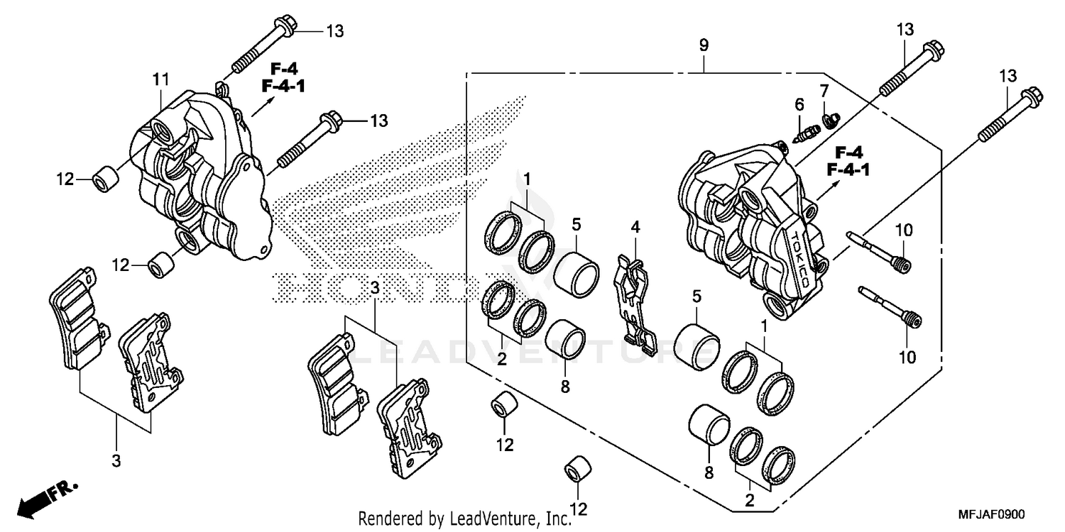 FRONT BRAKE CALIPER