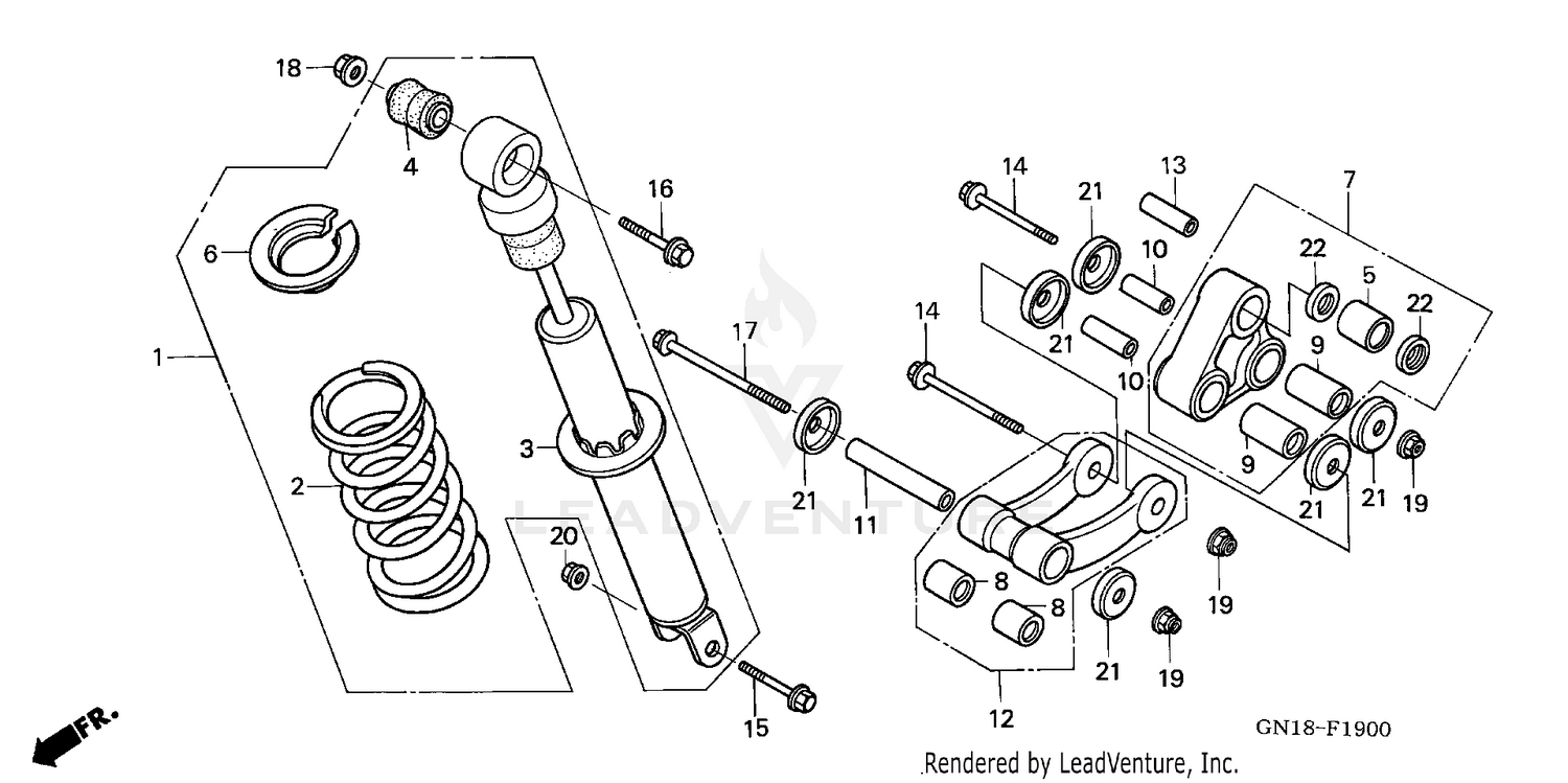 REAR SHOCK ABSORBER