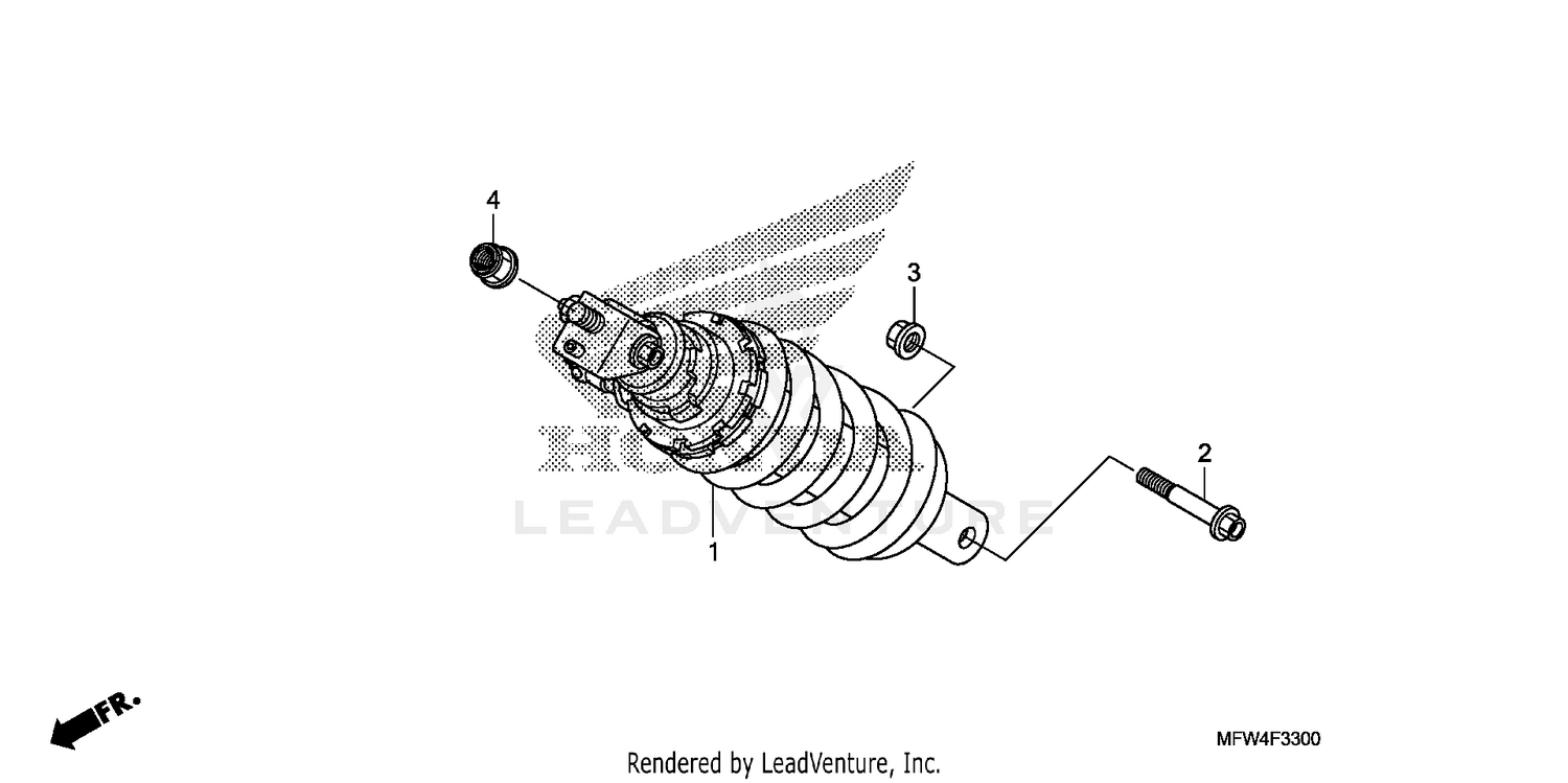 REAR SHOCK ABSORBER