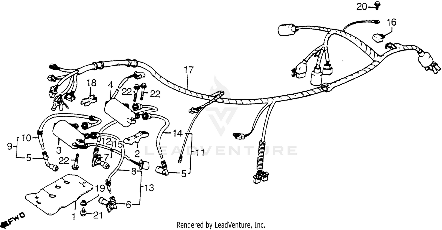 WIRE HARNESS + IGNITION COIL + RECTIFIER