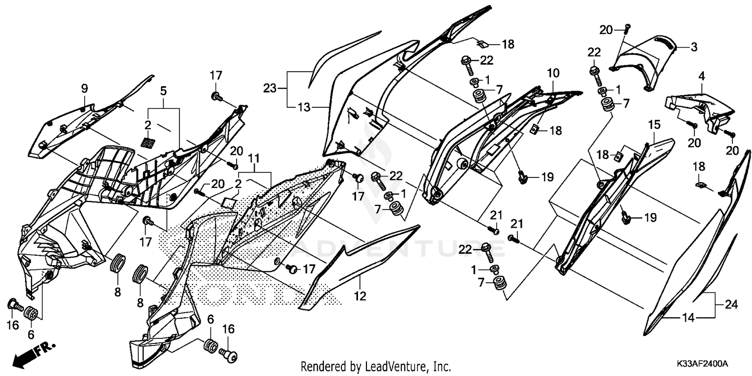 SIDE COVER@REAR COWL