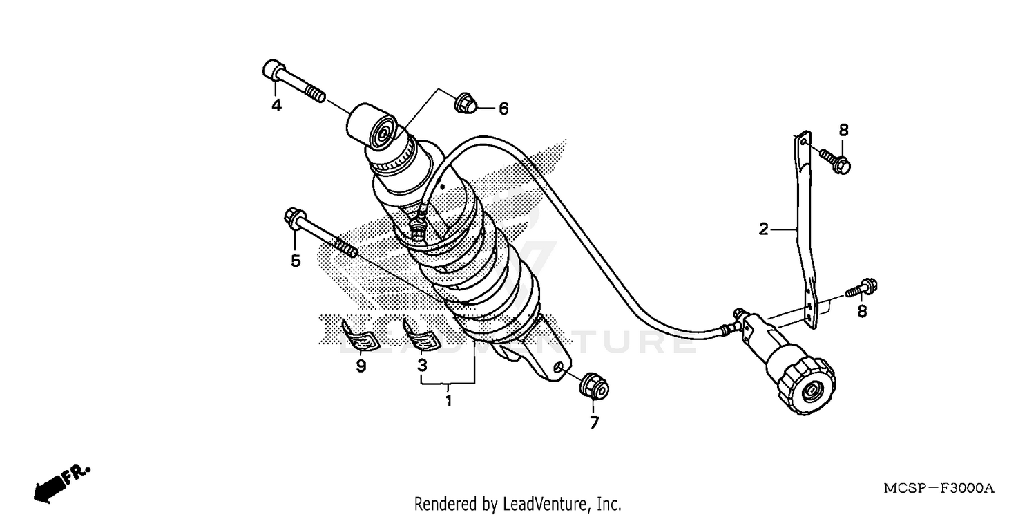 REAR SHOCK ABSORBER