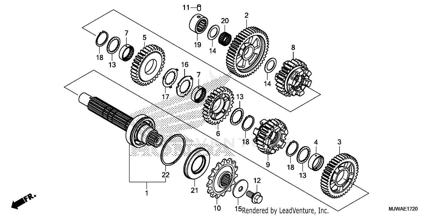TRANSMISSION             (COUNTERSHAFT)