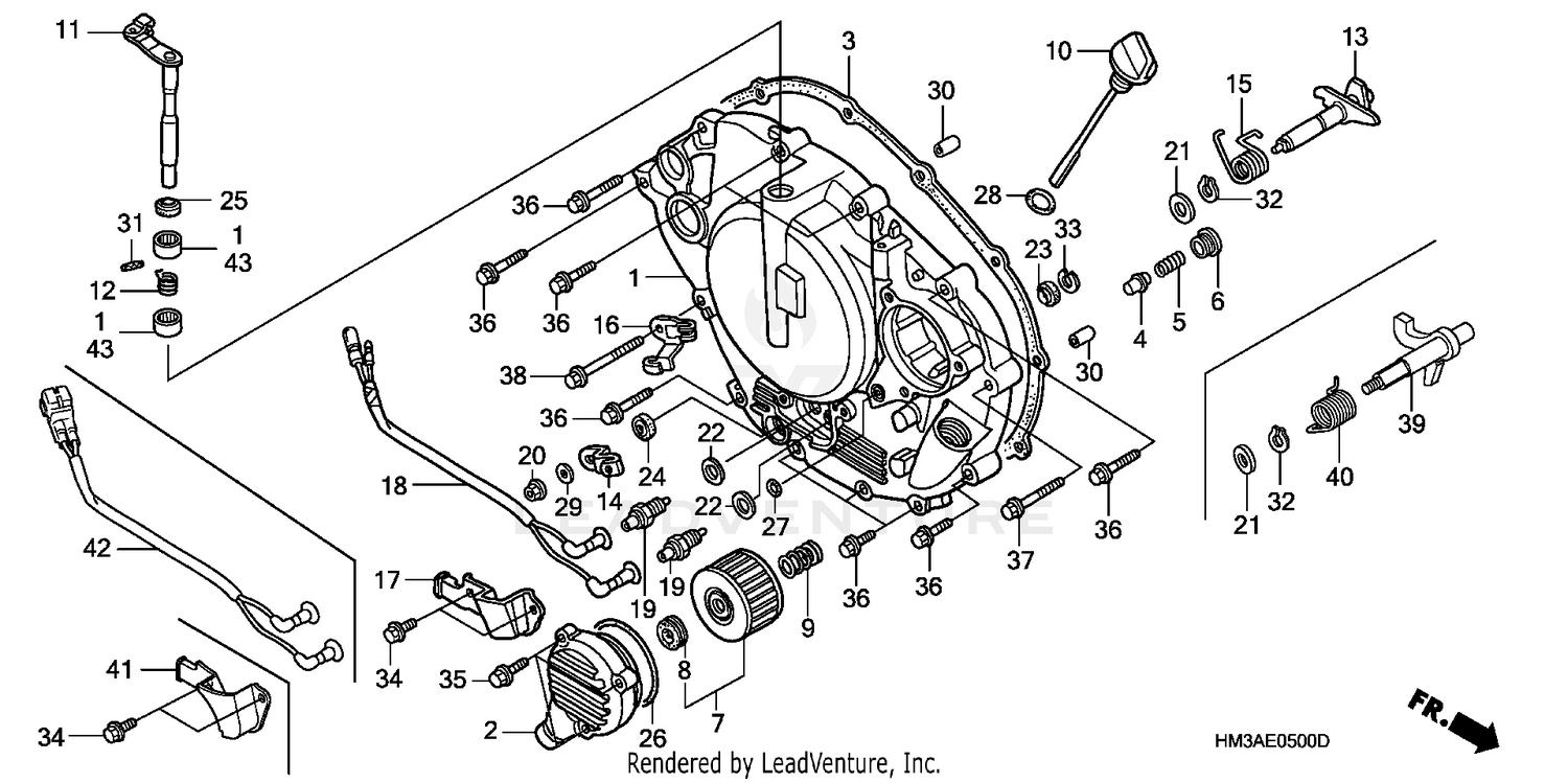 RIGHT CRANKCASE COVER