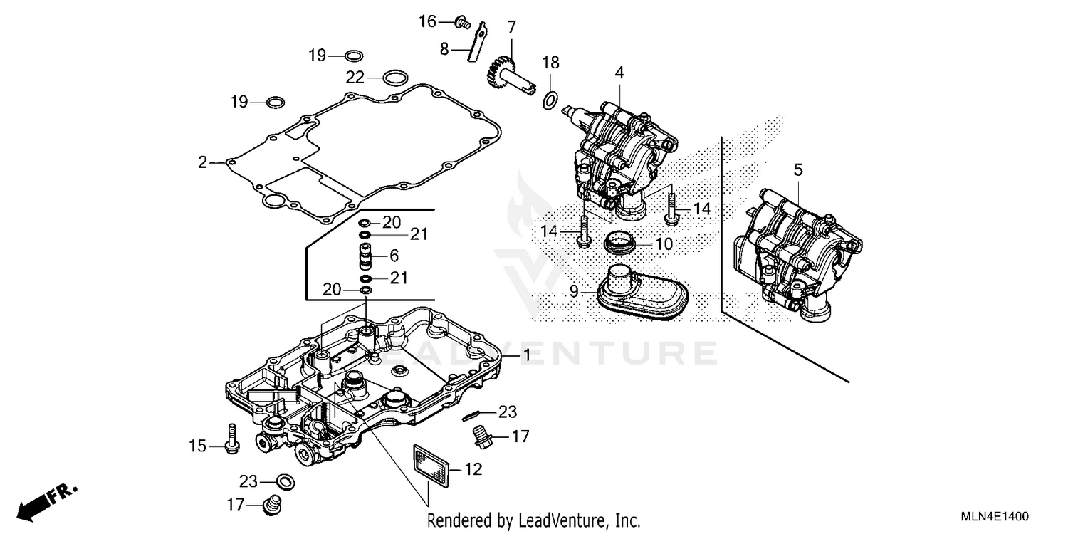 OIL PAN@OIL PUMP
