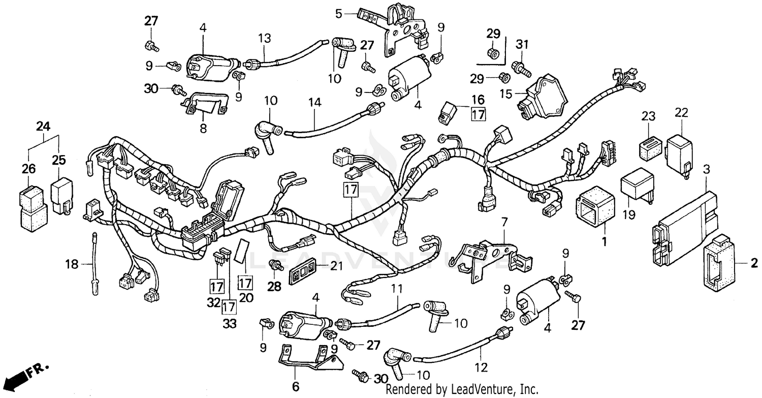 WIRE HARNESS 90-93