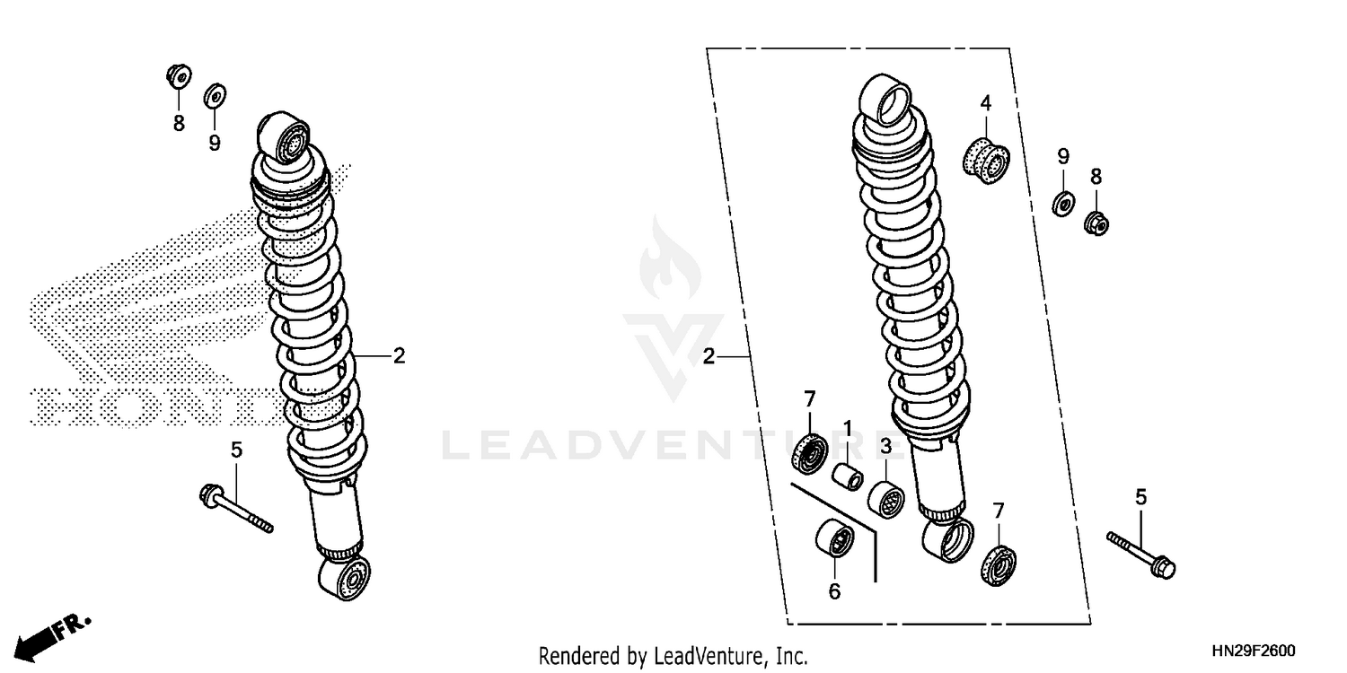 REAR SHOCK ABSORBER