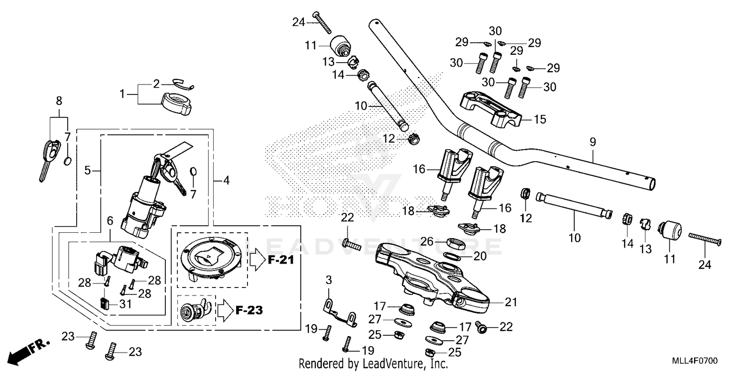 HANDLEBAR@TOP BRIDGE