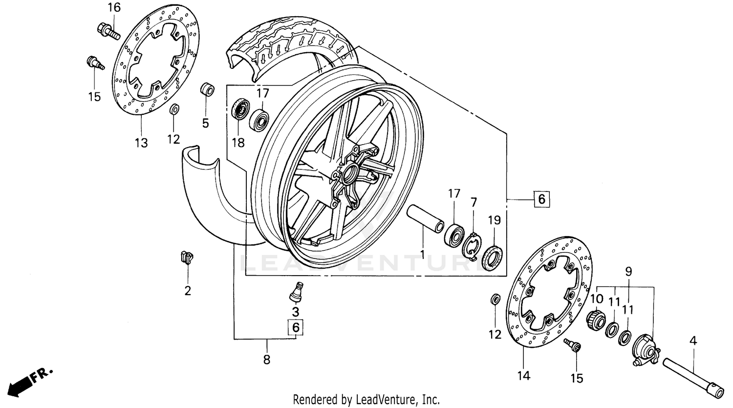 F2 FRONT WHEEL 91-94