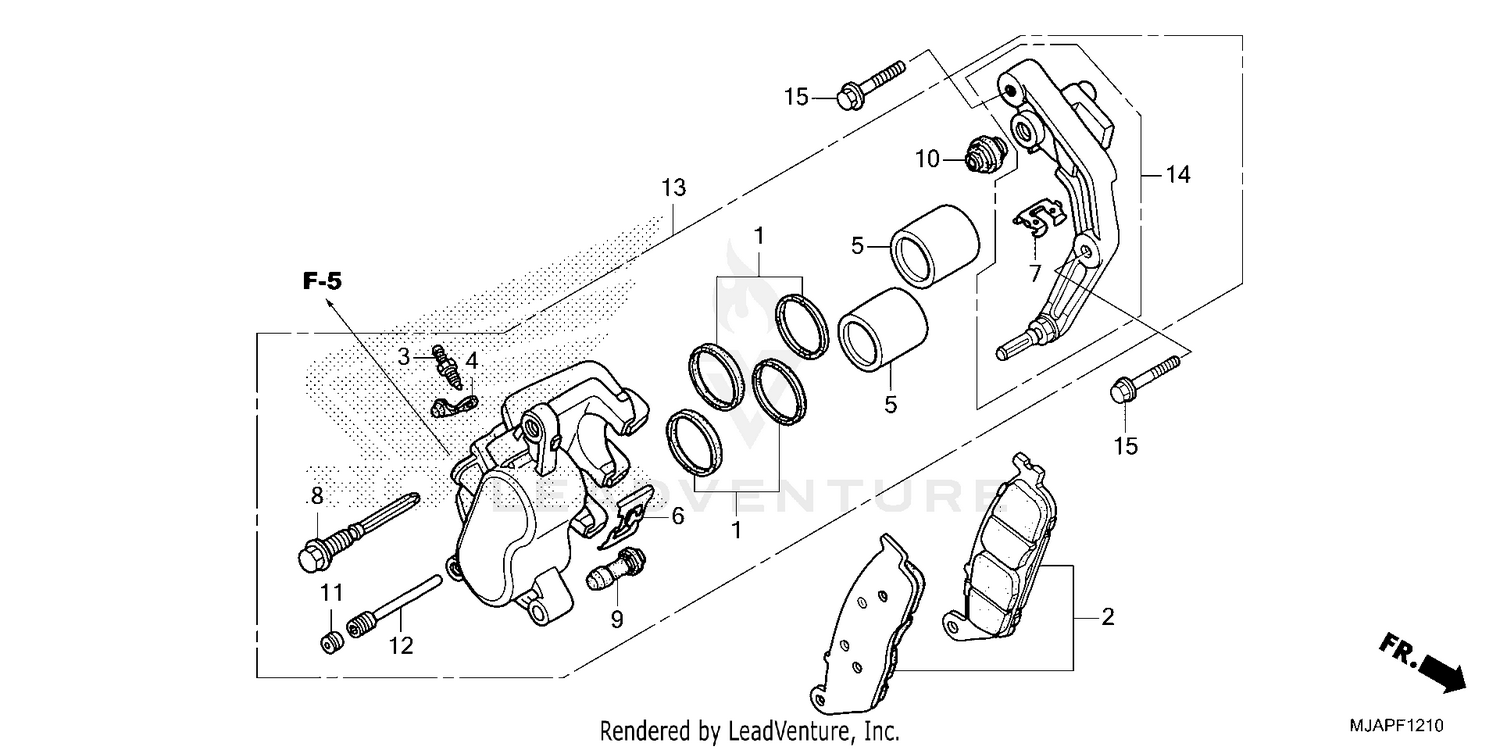FRONT BRAKE CALIPER (1)