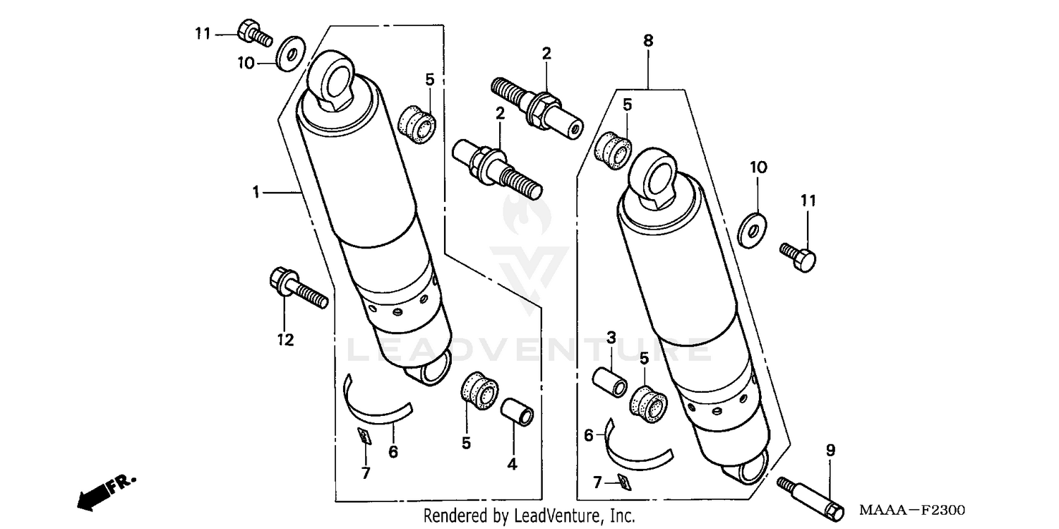 REAR SHOCK ABSORBER