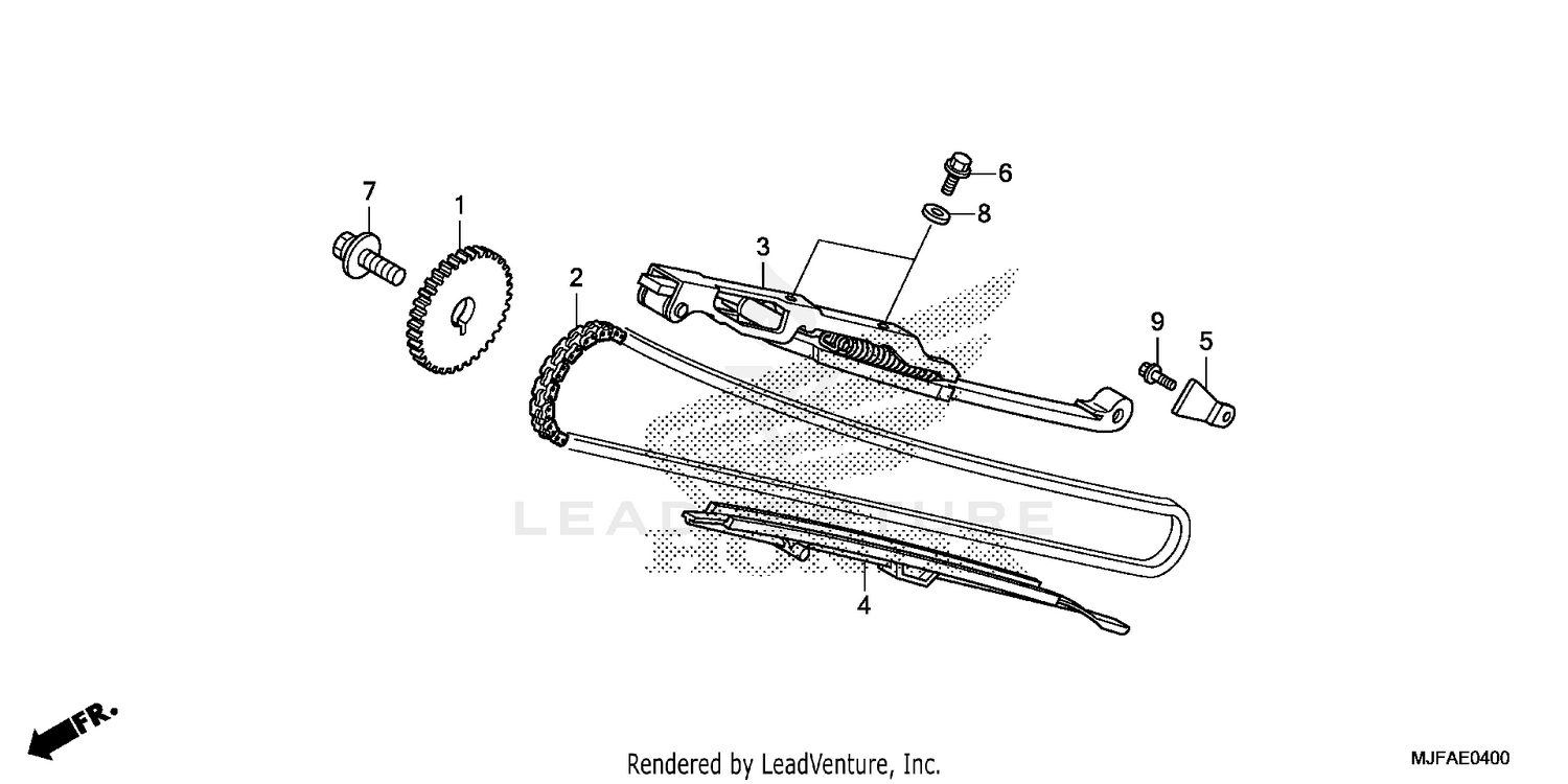 CAM CHAIN + TENSIONER
