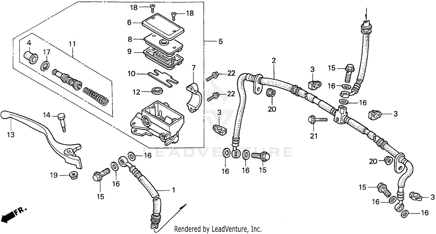 FRONT BRAKE MASTER CYLINDER
