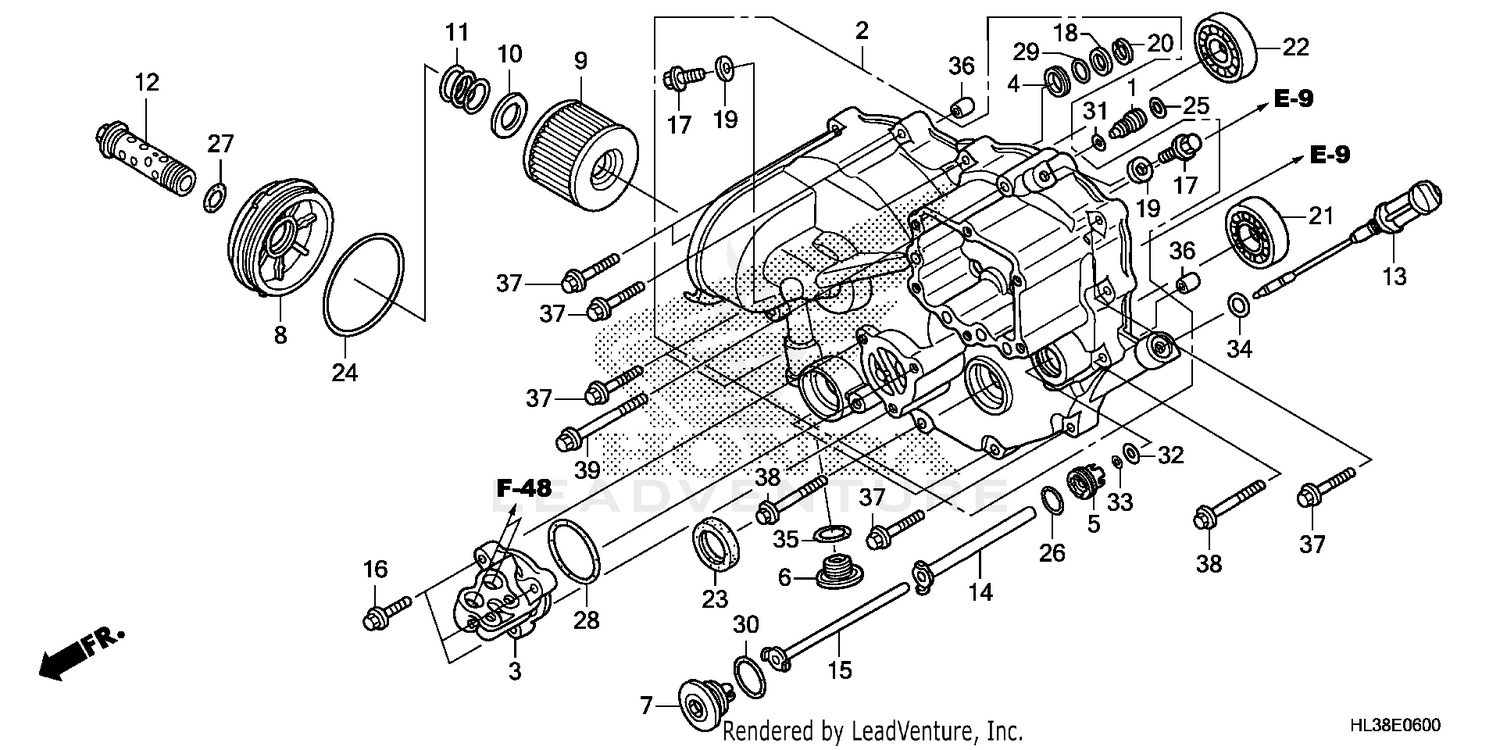 FRONT CRANKCASE COVER
