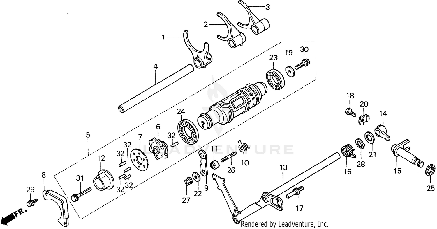 SHIFT DRUM + SHIFT FORK