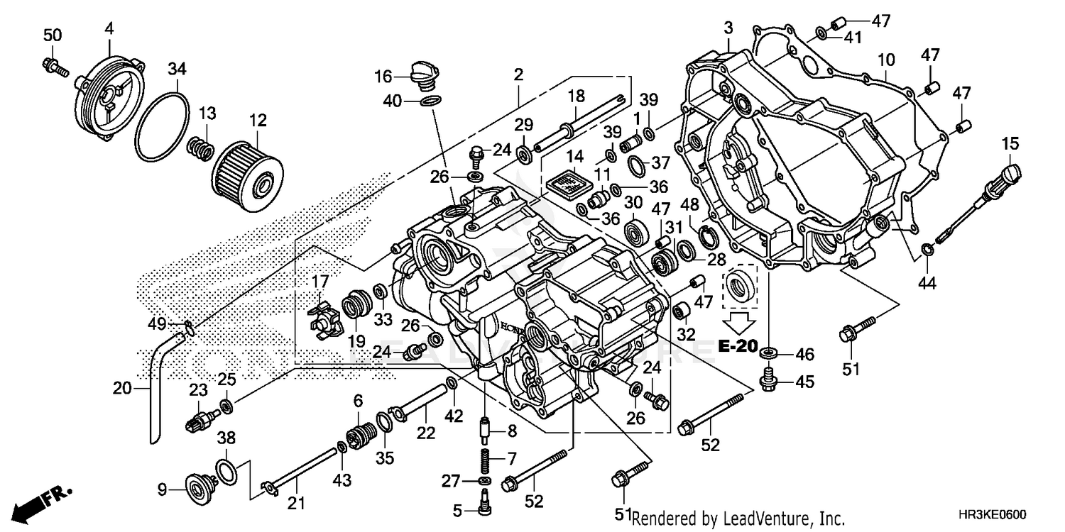 FRONT CRANKCASE COVER (1)