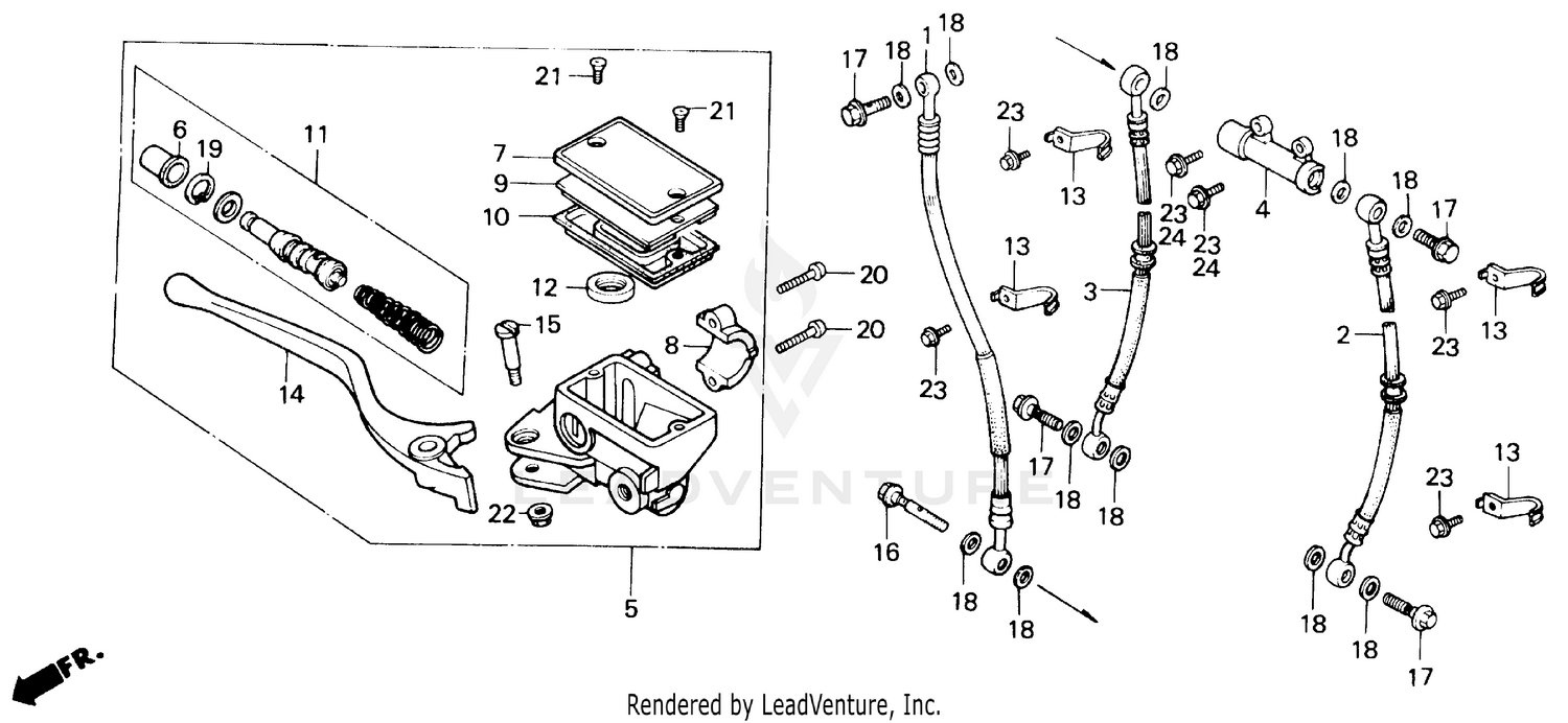 FRONT BRAKE MASTER CYLINDER