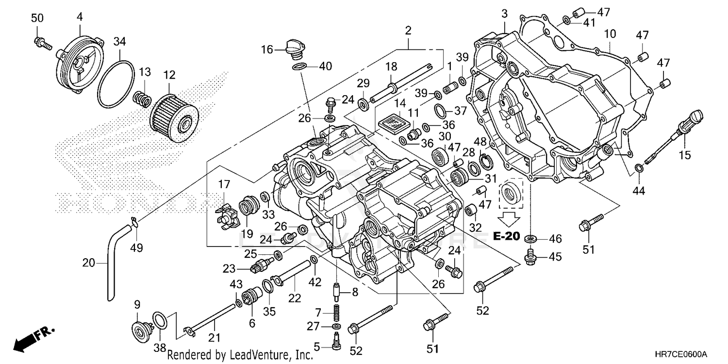 FRONT CRANKCASE COVER