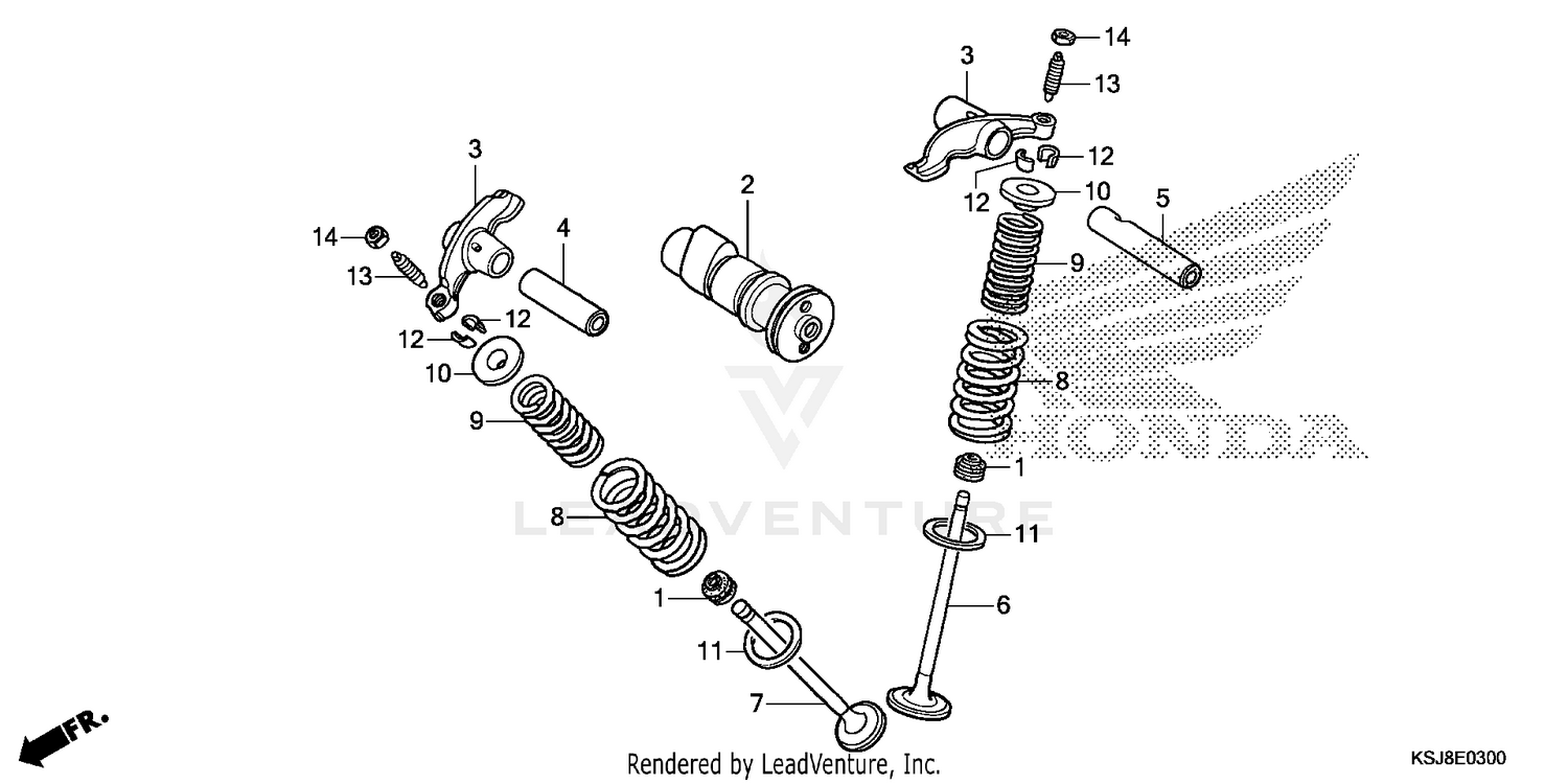 CAMSHAFT + VALVE