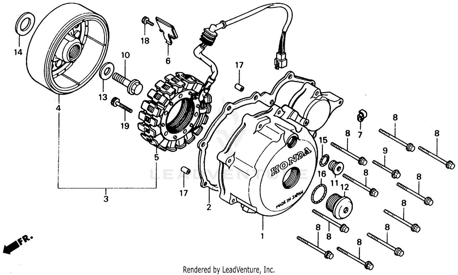 LEFT CRANKCASE COVER