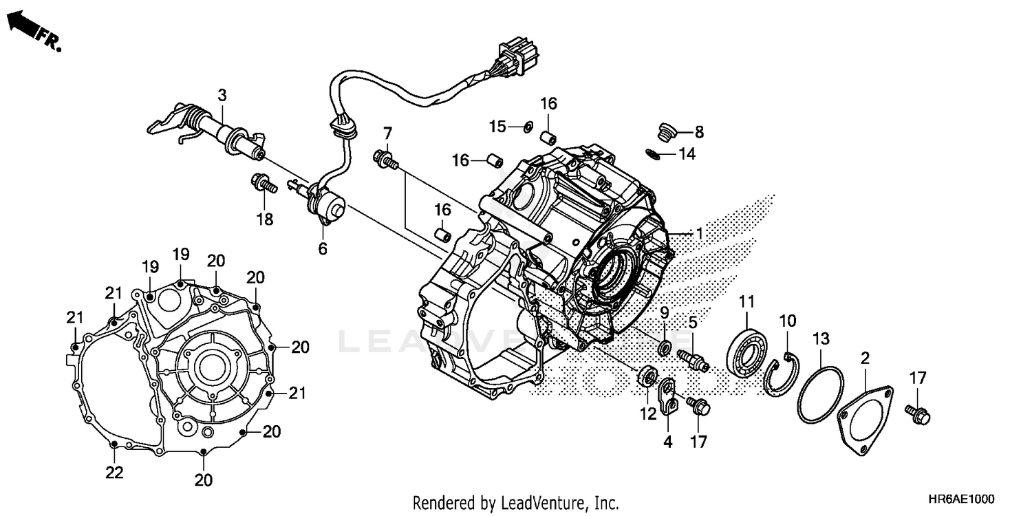 REAR CRANKCASE COVER