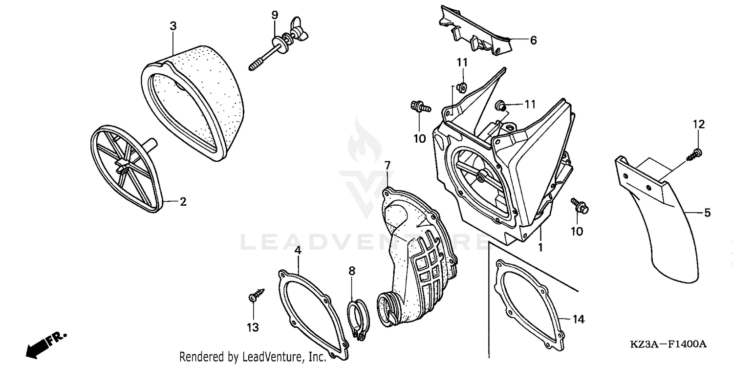 AIR CLEANER ('02-'04)
