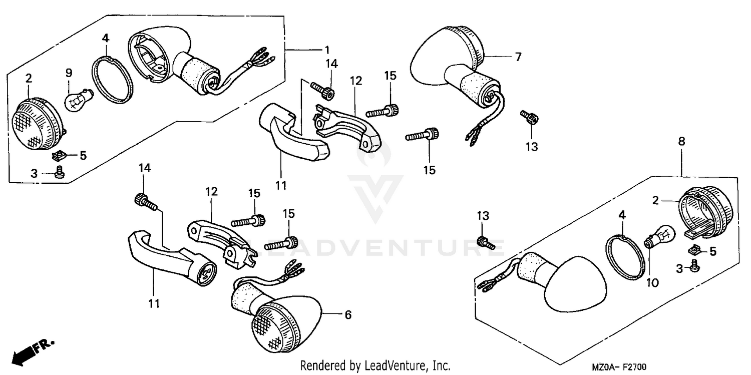 FRONT + REAR TURN SIGNAL