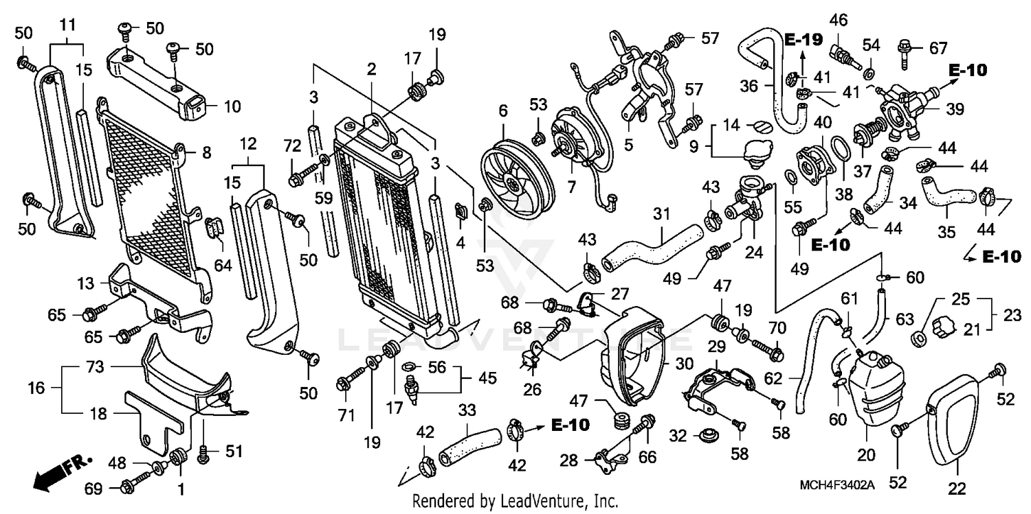 RADIATOR (VTX1800C2/C3)