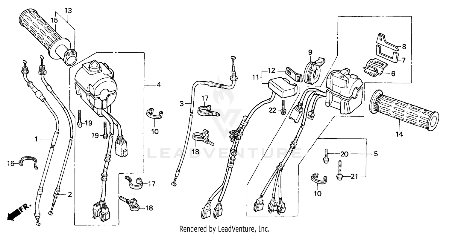A HANDLE SWITCH + CABLES