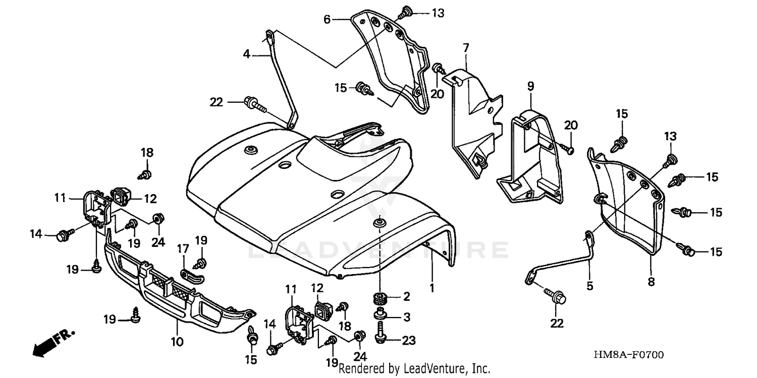 FRONT FENDER ('02-'04)