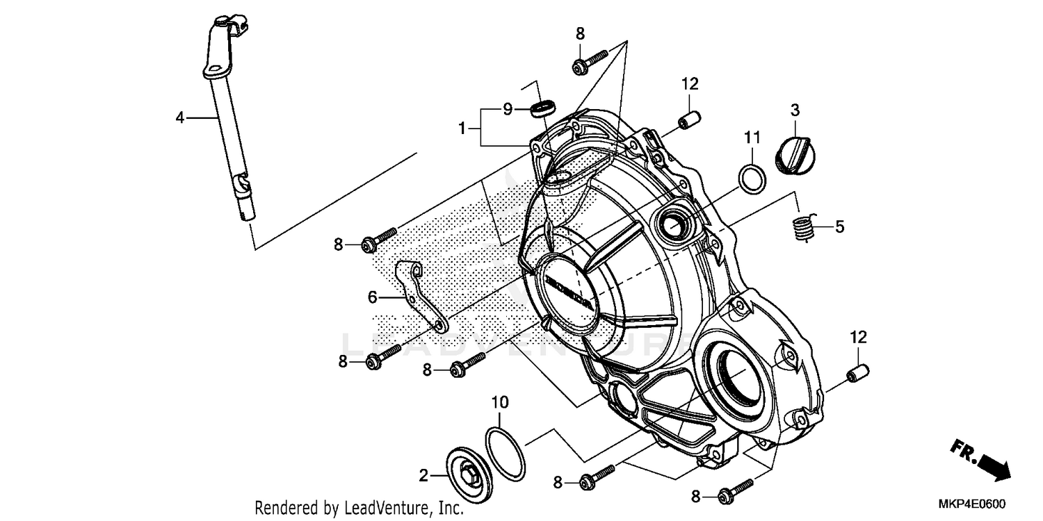 RIGHT CRANKCASE COVER