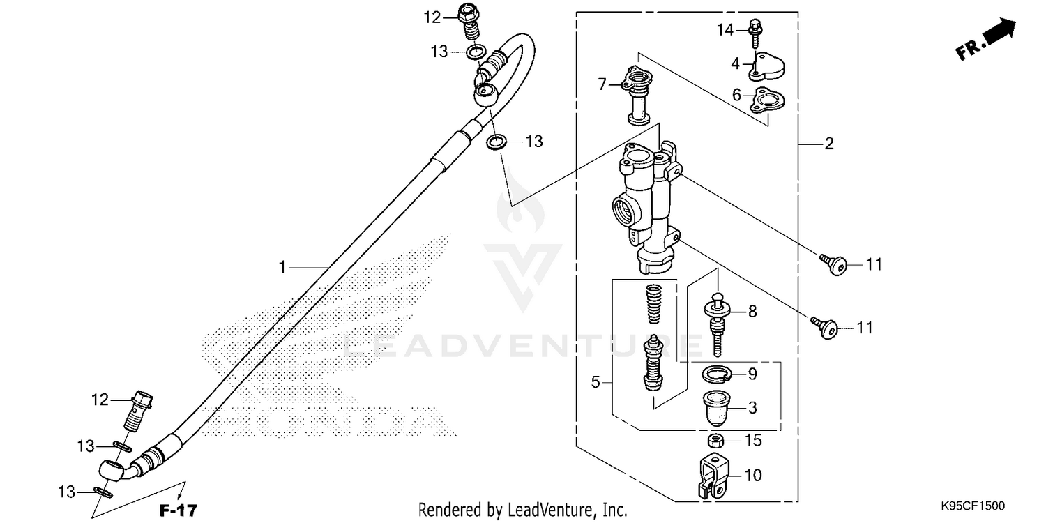 REAR BRAKE MASTER        CYLINDER