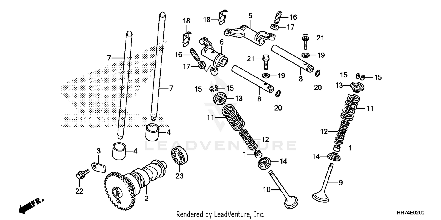 CAMSHAFT + VALVE