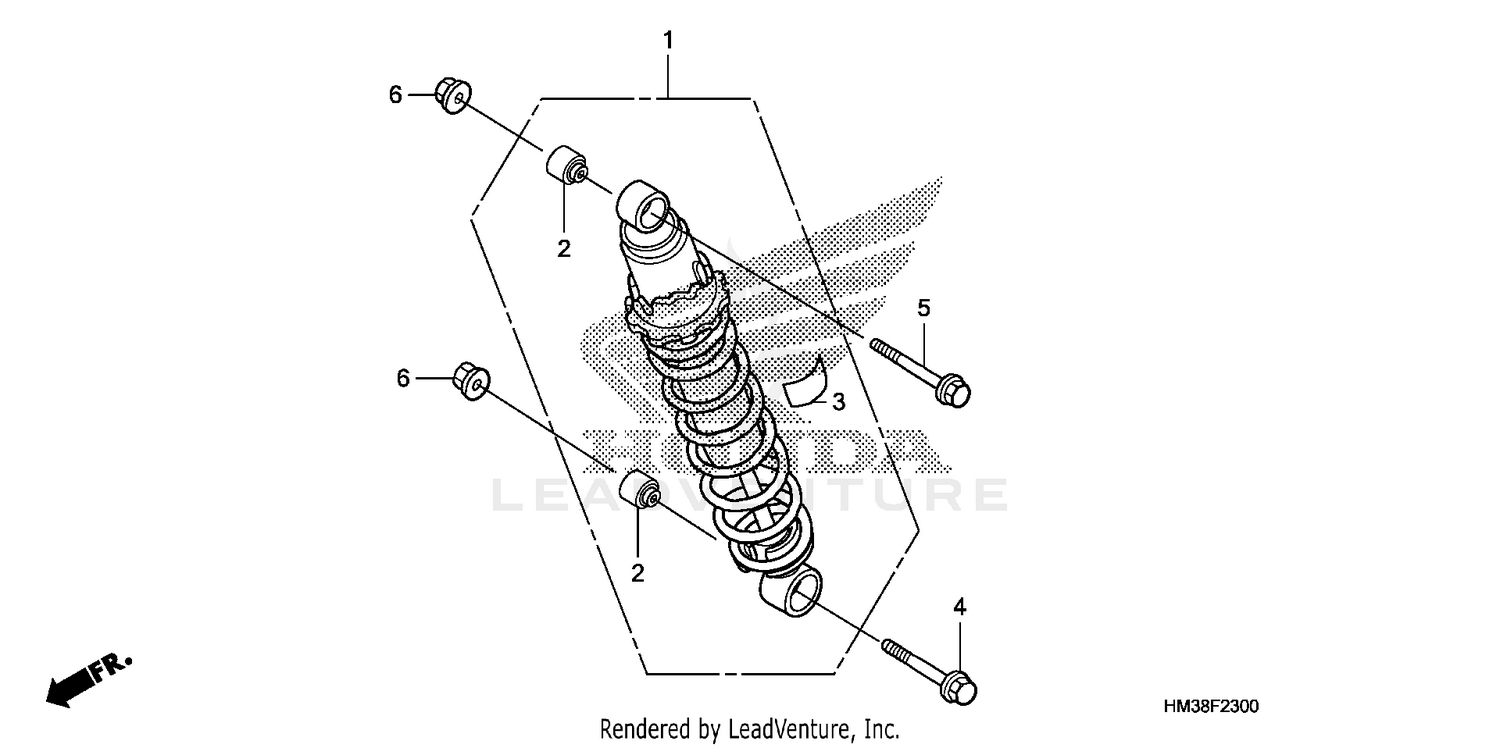 REAR SHOCK ABSORBER