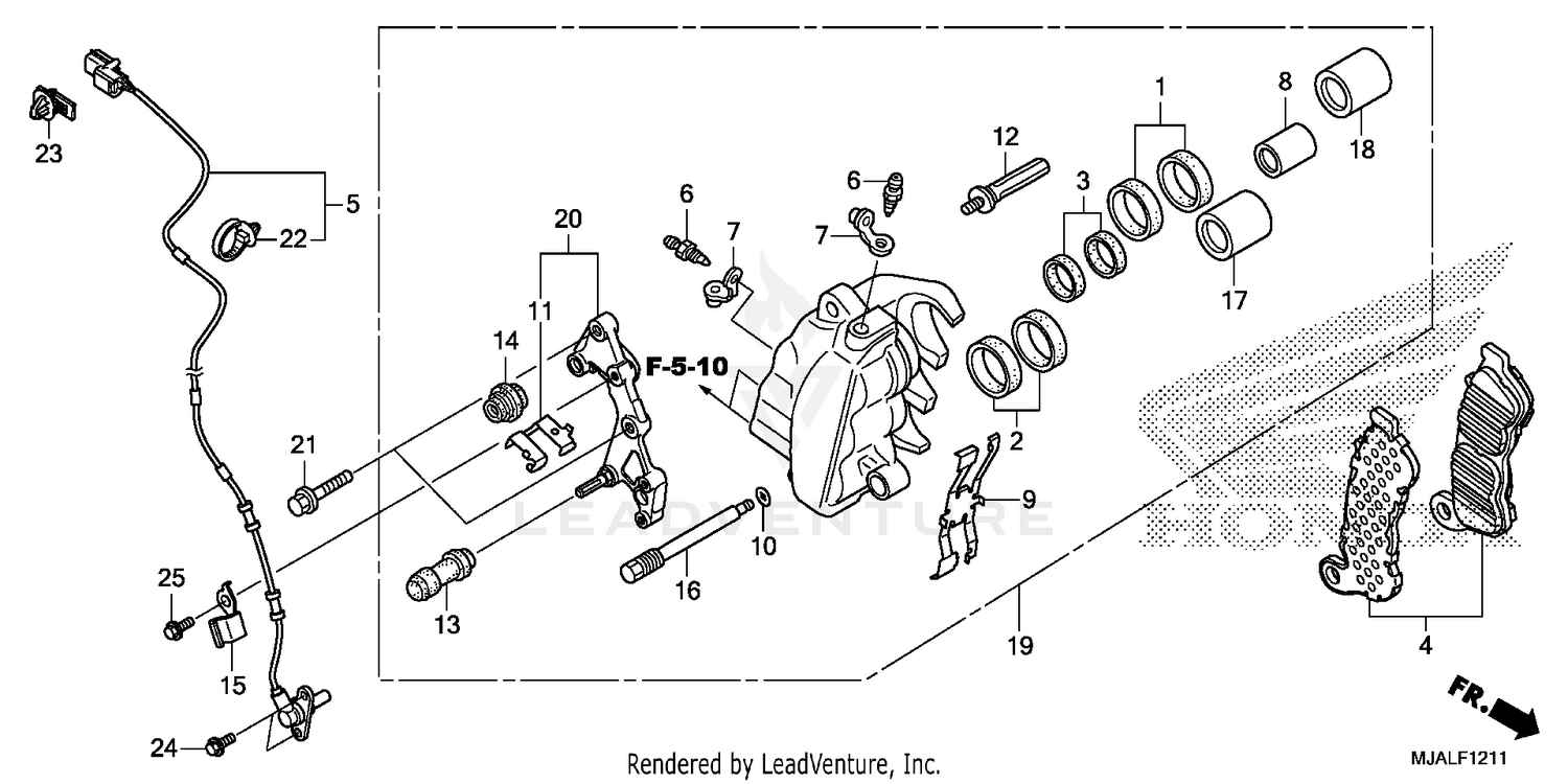 FRONT BRAKE CALIPER (2)