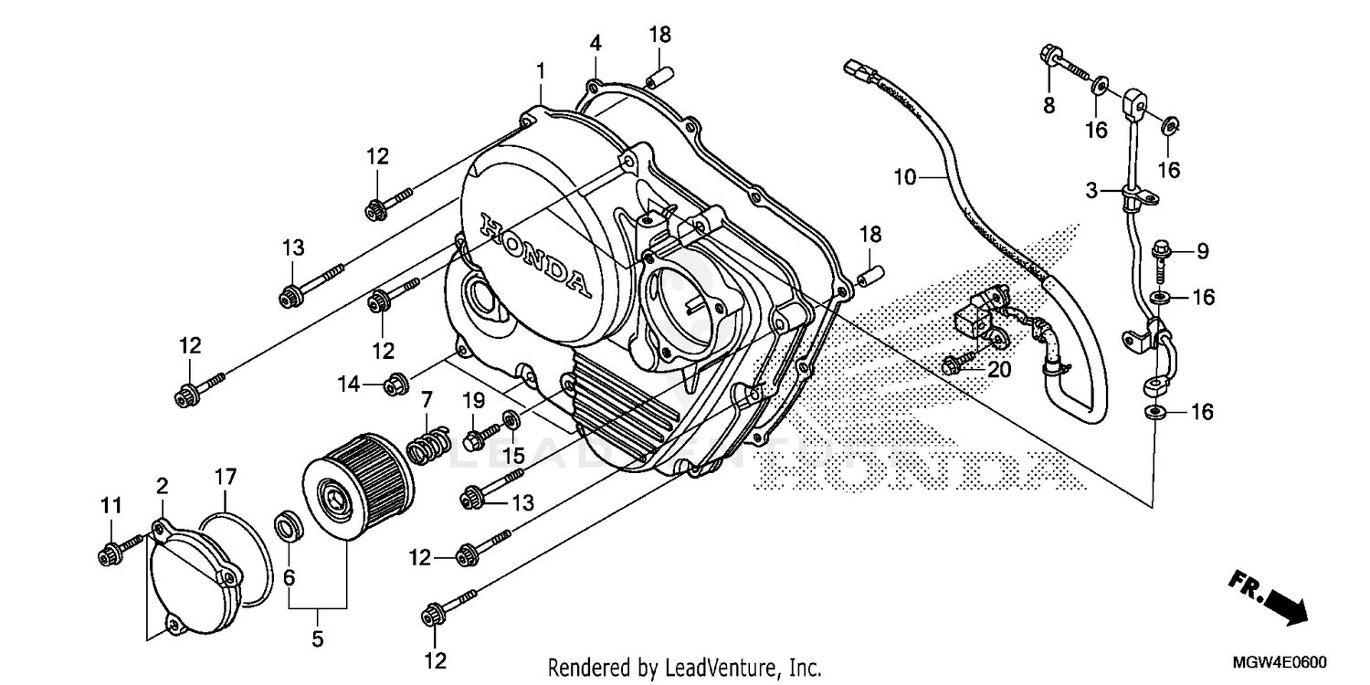 RIGHT CRANKCASE COVER