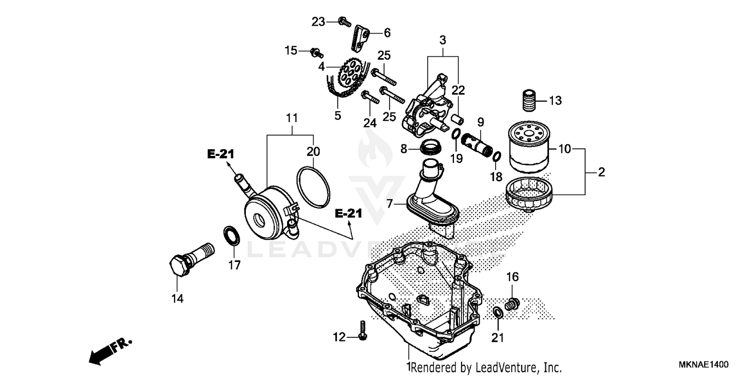 OIL PAN@OIL PUMP