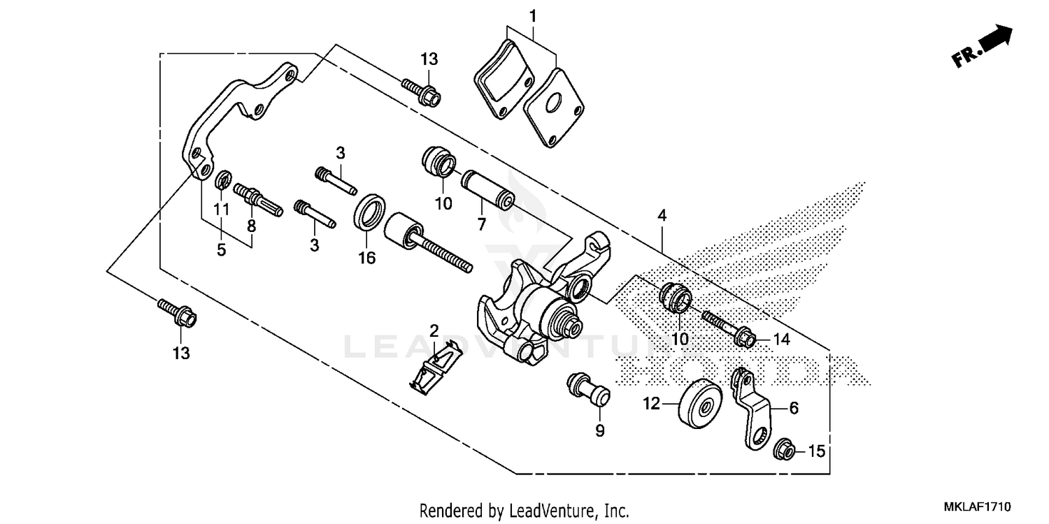 PARKING BRAKE CALIPER