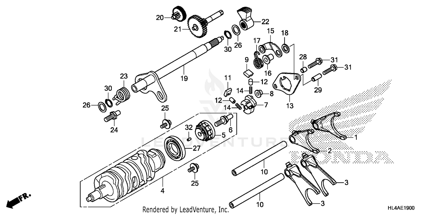 GEARSHIFT FORK           (TRANSMISSION)