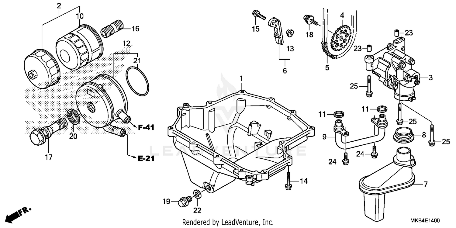 OIL PAN@OIL PUMP