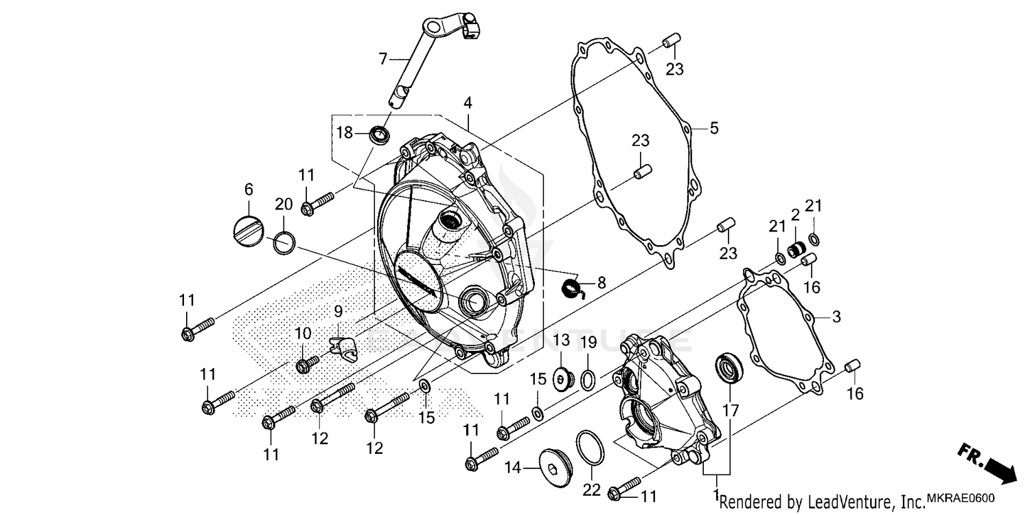 RIGHT CRANKCASE COVER