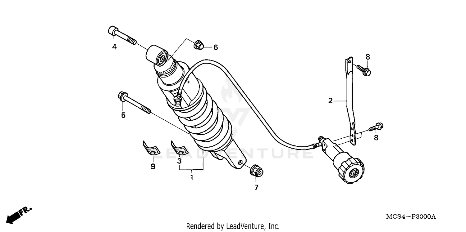 REAR SHOCK ABSORBER