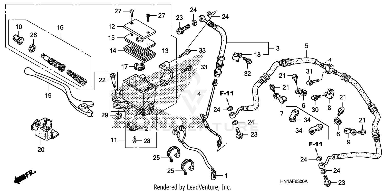 FRONT BRAKE MASTER CYLINDER