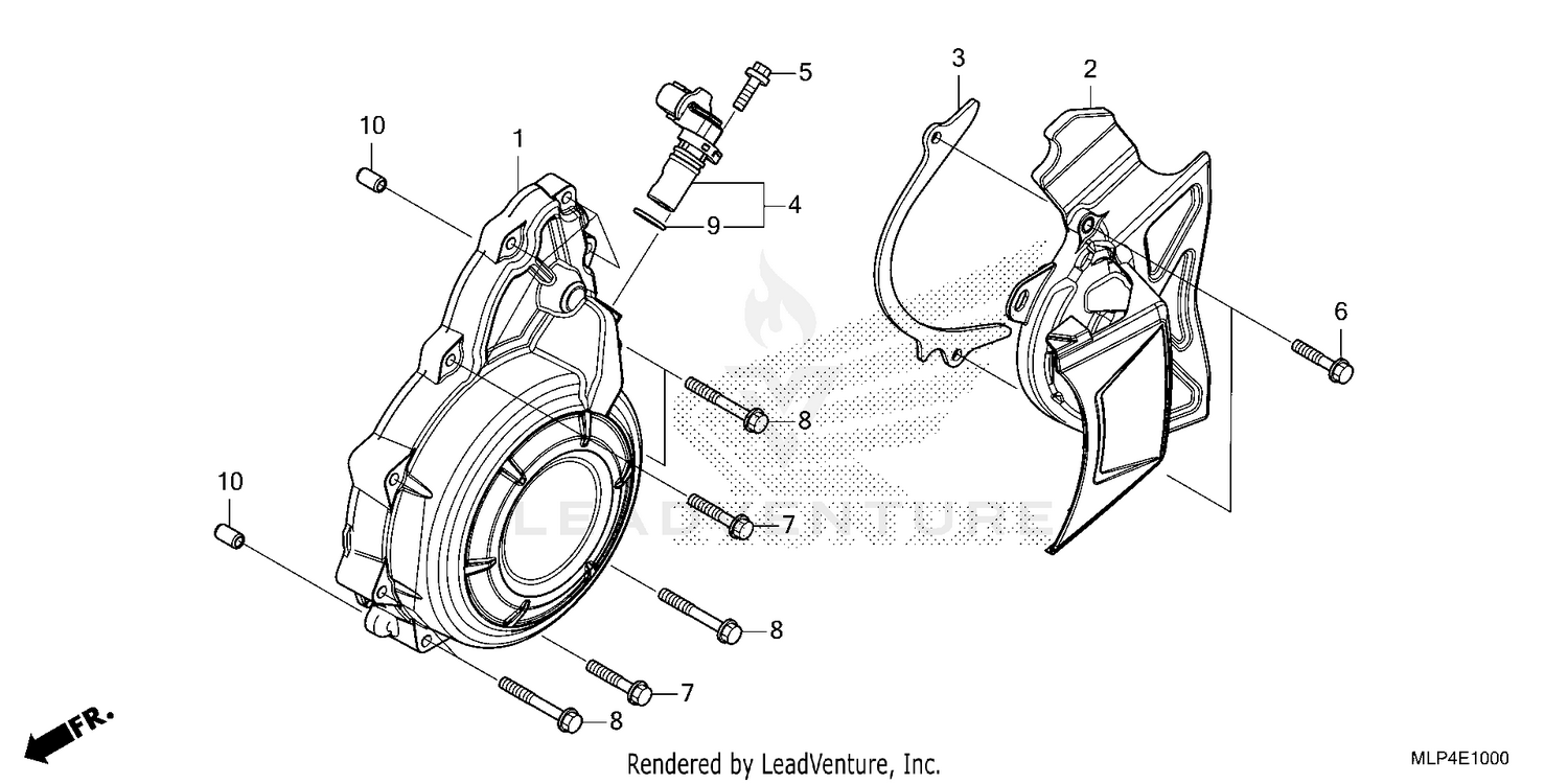 LEFT CRANKCASE COVER