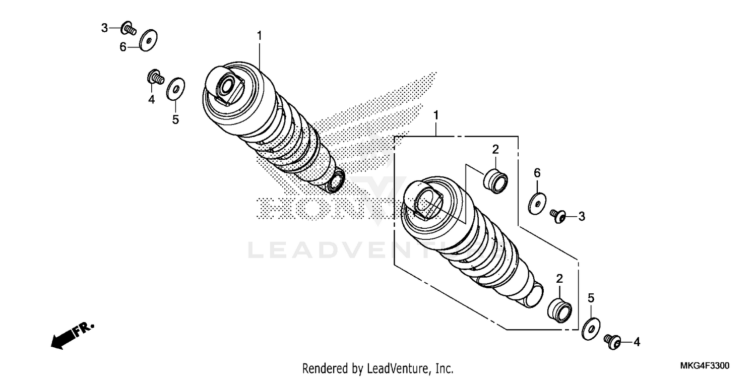 REAR SHOCK ABSORBER